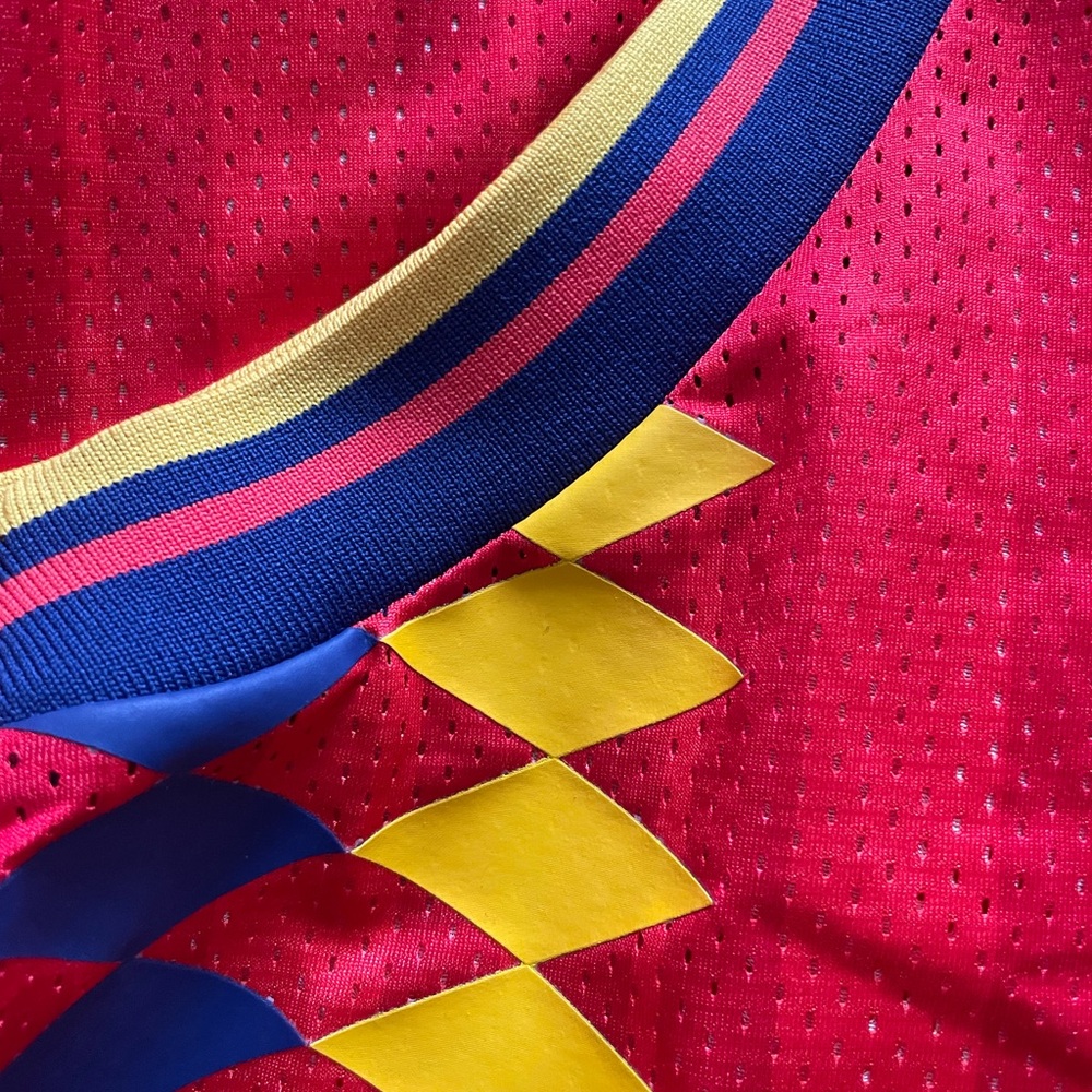 SPAIN #15 Adidas Originals Women's Red Tank Jersey Dress XL - Picture 4 of 7